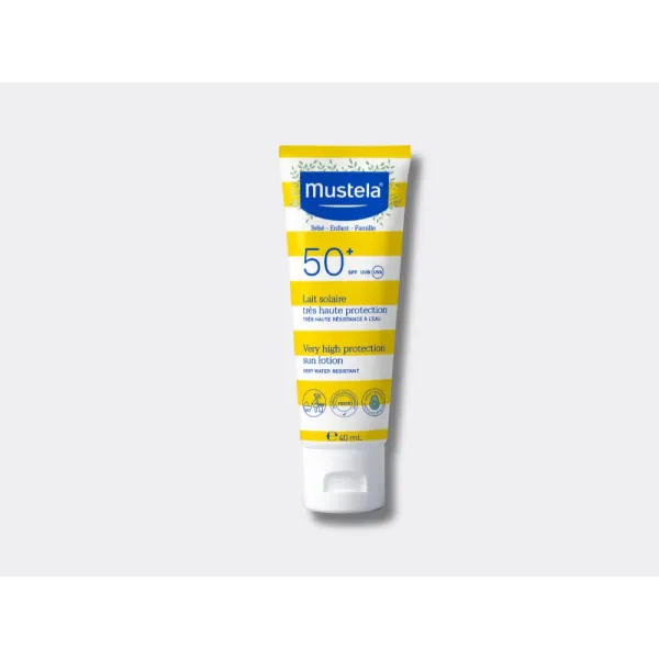 MUSTELA LAIT SOLAIRE TRES HAUTE PROTECTION SPF50+ 40ML