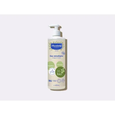 MUSTELA BIO EAU MICELLAIRE SANS RINÇAGE 400ML