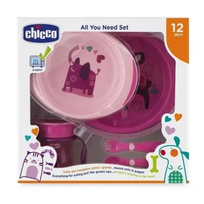 CHICCO COFFRET REPAS BEBE 12M+ CHICCO COFFRET REPAS BEBE 12M+