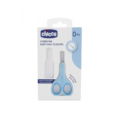 CHICCO CISEAUX LIGHT BLEU AVEC ETUI PROTECTEUR CHICCO CISEAUX LIGHT BLEU AVEC ETUI PROTECTEUR