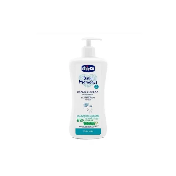 CHICCO SHAMPOOING CHEVEUX ET CORPS BABY MOMENTS 500 ml