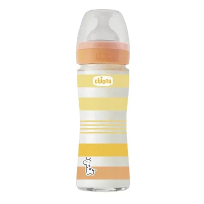 CHICCO BIBERON EN PLASTIQUE 4M+ 240ML CHICCO BIBERON EN PLASTIQUE 4M+ 240ML