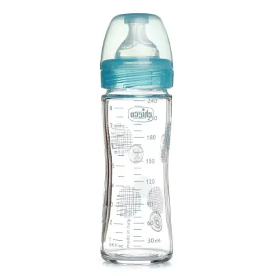 CHICCO BIBERON WELL BEING EN VERRE 240ML CHICCO BIBERON WELL BEING EN VERRE 240ML