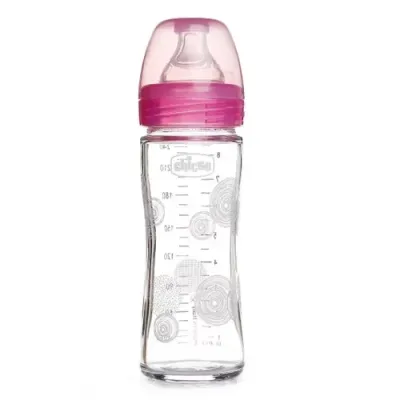CHICCO BIBERON WELL BEING EN VERRE 240ML CHICCO BIBERON WELL BEING EN VERRE 240ML