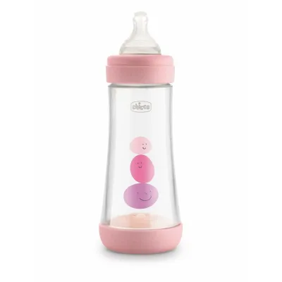 CHICCO PERFECT-5 SILICONE BOTTLE 300ML 4M+ CHICCO PERFECT-5 SILICONE BOTTLE 300ML 4M+