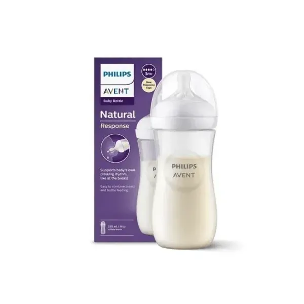 AVENT NATURAL RESPONSE BIBERON ANTI COLIQUE 3M+ 330ML SCY906/01