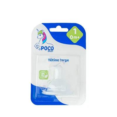 POCO BABY TETINE LARGE 1ERE AGE POCO BABY TETINE LARGE 1ERE AGE