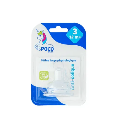 POCO BABY TETINE LARGE PHYSIOLOGIQUE 3EME AGE