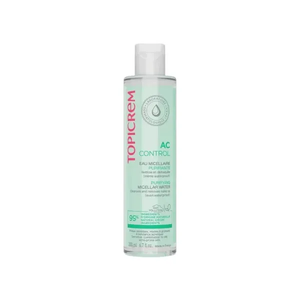 TOPICREM AC CONTROL EAU MICELLAIRE PURIFIANTE 200ML