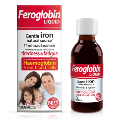 VITABIOTICS FEROGLOBIN B12 GENTLE LIQUID IRON 200ML VITABIOTICS FEROGLOBIN B12 GENTLE LIQUID IRON 200ML