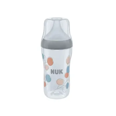 NUK BIBERON PERFECT MATCH PLASTIC AVEC TÉTINE EN SILICONE SOUPLE 260ml NUK BIBERON PERFECT MATCH PLASTIC AVEC TÉTINE EN SILICONE SOUPLE 260ml