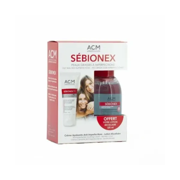 ACM COFFRET SEBIONEX TRIO+LOTION MICELLAIRE GRATUIT