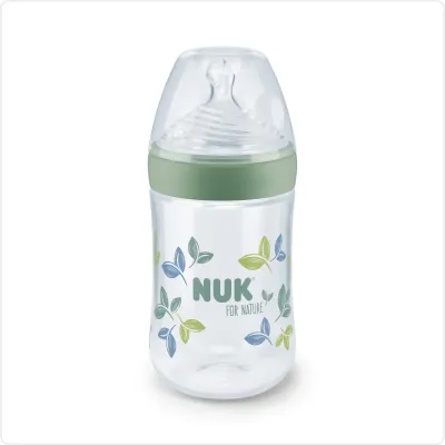 NUK BIBERON PLASTIQUE NATURE SENSE "M" 0M+ 260ML NUK BIBERON PLASTIQUE NATURE SENSE "M" 0M+ 260ML