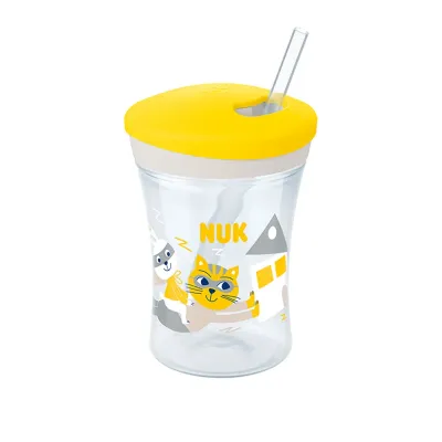 NUK ACTION CUP AVEC PAILLE 230ML 12M+