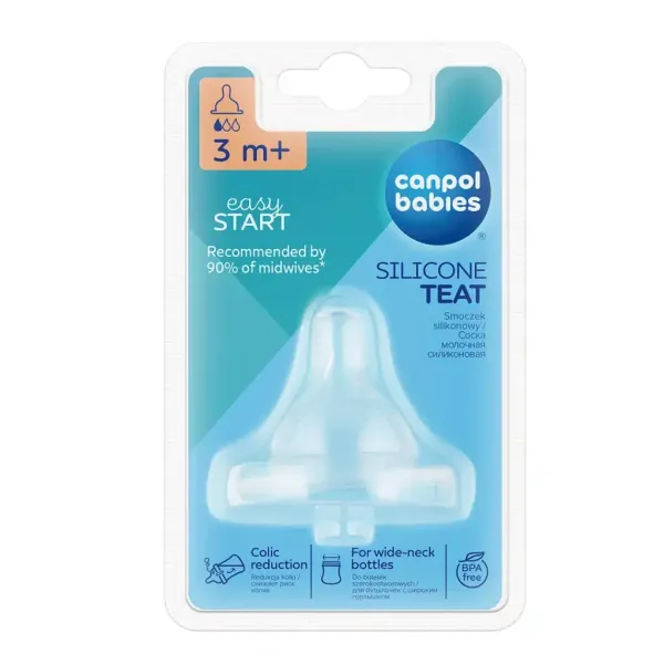 CANPOL BABIES Tetine Anticolique Easystart 3-6M REF 21/720