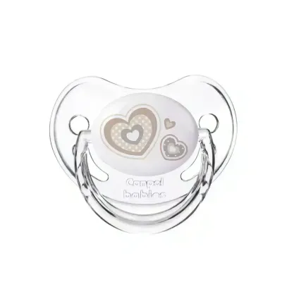 CANPOL SUCETTE ORTHODONTIQUE EN SILICONE 0-6M