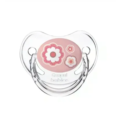 CANPOL SUCETTE ORTHODONTIQUE EN SILICONE 0-6M