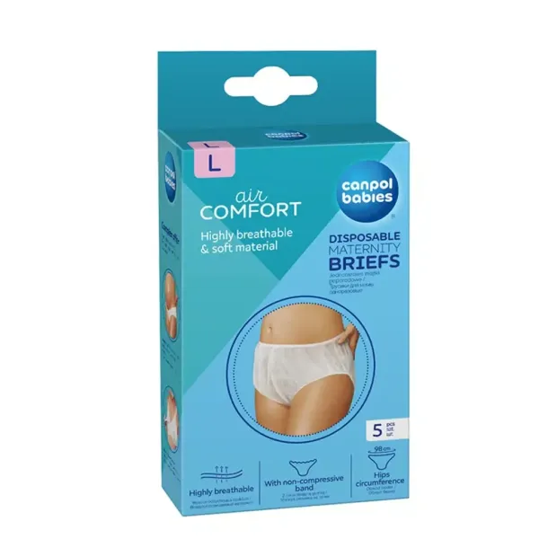 CANPOL BABIES 5 CULOTTES DE MATERNITE JETABLES TAILLE L