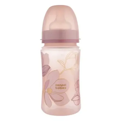 CANPOL BABIES BIBERON ANTICOLIQUE COL LARGE GOLD 240ML 35/240 CANPOL BABIES BIBERON ANTICOLIQUE COL LARGE GOLD 240ML 35/240