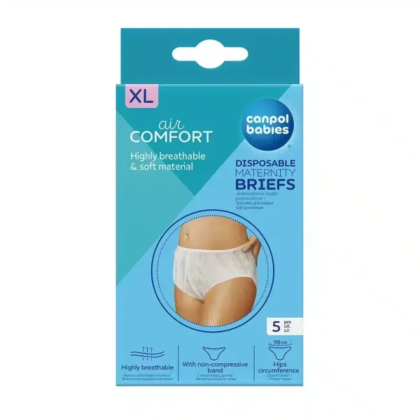 CANPOL BABIES 5 CULOTTES DE MATERNITE JETABLES TAILLE XL