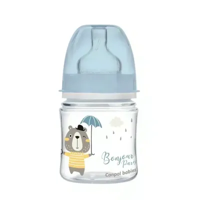CANPOL BABIES BIBERON ANTICOLIQUE COL LARGE BONJOUR PARIS 120ML PP 35/231 CANPOL BABIES BIBERON ANTICOLIQUE COL LARGE BONJOUR PARIS 120ML PP 35/231