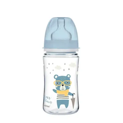 CANPOL BABIES BIBERON ANTICOLIQUE COL LARGE BONJOUR PARIS 240ML PP 35/232 CANPOL BABIES BIBERON ANTICOLIQUE COL LARGE BONJOUR PARIS 240ML PP 35/232