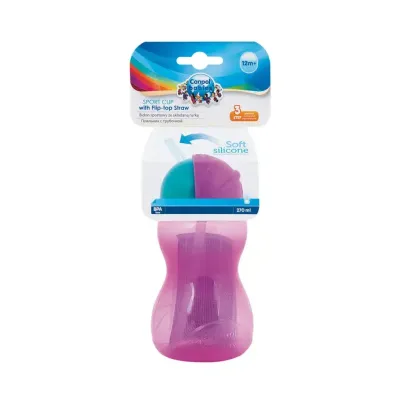 CANPOL BABIES TASSE SPORT AVEC PAILLE RETRACTABLE 12M+ 270ML 56/109 CANPOL BABIES TASSE SPORT AVEC PAILLE RETRACTABLE 12M+ 270ML 56/109