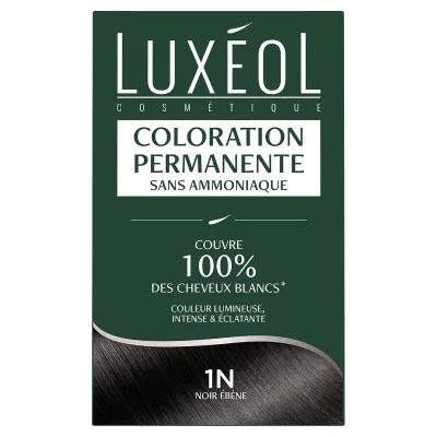 LUXEOL COLORATION 1N NOIR EBÈNE LUXEOL COLORATION 1N NOIR EBÈNE