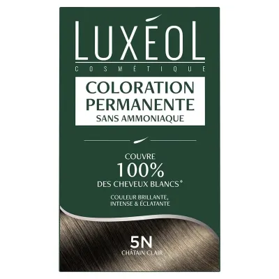 LUXEOL COLORATION 5N CHATAIN CLAIR LUXEOL COLORATION 5N CHATAIN CLAIR