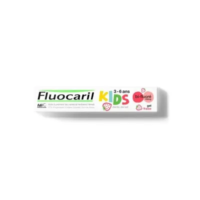 FLUOCARIL KIDS 3-6 ANS DENTIFRICE FRAISE 75ML FLUOCARIL KIDS 3-6 ANS DENTIFRICE FRAISE 75ML