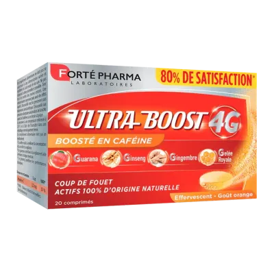 FORTE PHARMA ULTRA BOOST 4G CP EFFERVESCENTS B/20 FORTE PHARMA ULTRA BOOST 4G CP EFFERVESCENTS B/20