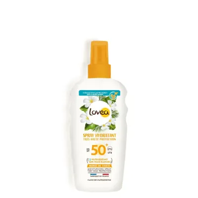 LOVEA SPRAY HYDRATANT MONOI DE TAHITI HAUTE PROTECTION SPF50+ 150ML LOVEA SPRAY HYDRATANT MONOI DE TAHITI HAUTE PROTECTION SPF50+ 150ML