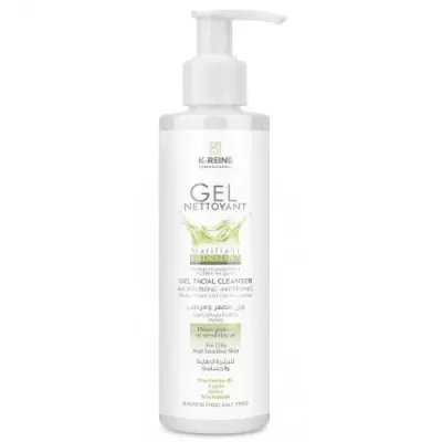 K-REINE GEL NETTOYANT MATIFIANT HYDTRATANT PEAUX GRASSES 200ML K-REINE GEL NETTOYANT MATIFIANT HYDTRATANT PEAUX GRASSES 200ML