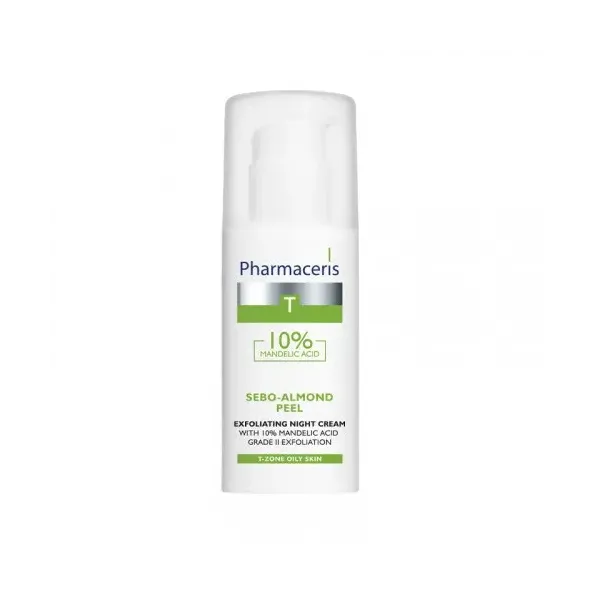 PHARMACERIS T SEBO-ALMOND PEEL CREME DE NUIT EXFOLIANTE 50ML
