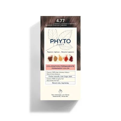 PHYTO PHYTOCOLOR 4.77 CHATIN MARRON PROFOND PHYTO PHYTOCOLOR 4.77 CHATIN MARRON PROFOND