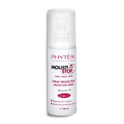 PHYTEAL MOUSTI STOP SPRAY PROTECTEUR 2EN1 100 ML PHYTEAL MOUSTI STOP SPRAY PROTECTEUR 2EN1 100 ML