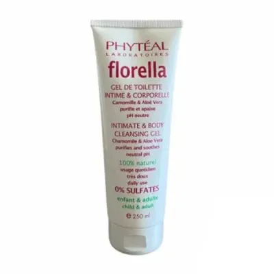 PHYTEAL FLORELLA GEL DE TOILETTE INTIME ET CORPORELLE 100% NATUREL 100ML PHYTEAL FLORELLA GEL DE TOILETTE INTIME ET CORPORELLE 100% NATUREL 100ML