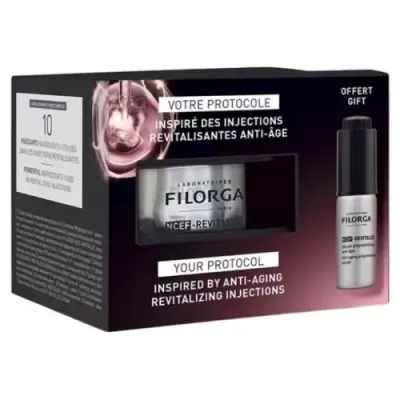 FILORGA COFFRET CREME NCEF-REVITALIZE+SERUM NCEF-REVITALIZE ANTI AGE 5ML (OFFERT) FILORGA COFFRET CREME NCEF-REVITALIZE+SERUM NCEF-REVITALIZE ANTI AGE 5ML (OFFERT)