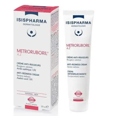 ISISPHARMA RUBORIL CREME ANTI ROUGEURS METRORUBORIL A.Z 30ML