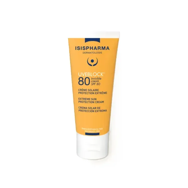 ISISPHARMA UVEBLOCK CREME SPF80 INVISIBLE 40ML