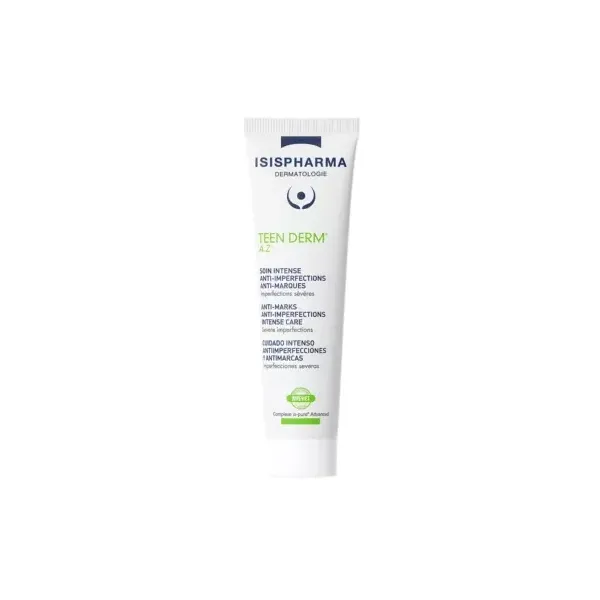 ISISPHARMA TEEN DERM A-Z SOIN INTENSE PEAUX A TENDANCE ACNEIQUE 30ML