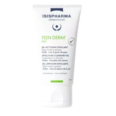 ISISPHARMA TEEN DERM GEL NETTOYANT EXFOLIANT 150ML ISISPHARMA TEEN DERM GEL NETTOYANT EXFOLIANT 150ML