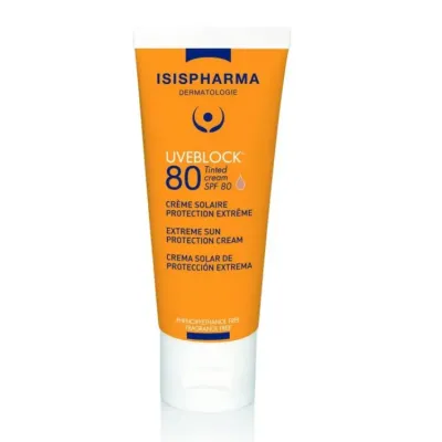 ISISPHARMA UVEBLOCK ECRAN SPF 80 TEINTE 40ML ISISPHARMA UVEBLOCK ECRAN SPF 80 TEINTE 40ML