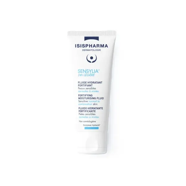 ISISPHARMA SENSYLIA FLUIDE HYDRATANT FORTIFIANT 24H LEGERE PEAUX NORMALES A MIXTES 40ML