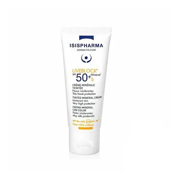 ISISPHARMA UVEBLOCK CREME MINERALE TEINTEE SPF50+ 40ML