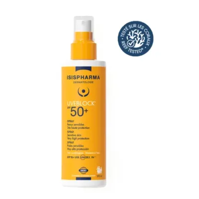 ISISPHARMA UVEBLOCK SPRAY SOLAIRE TRES HAUTE PROTECTION SPF50+ 200ML