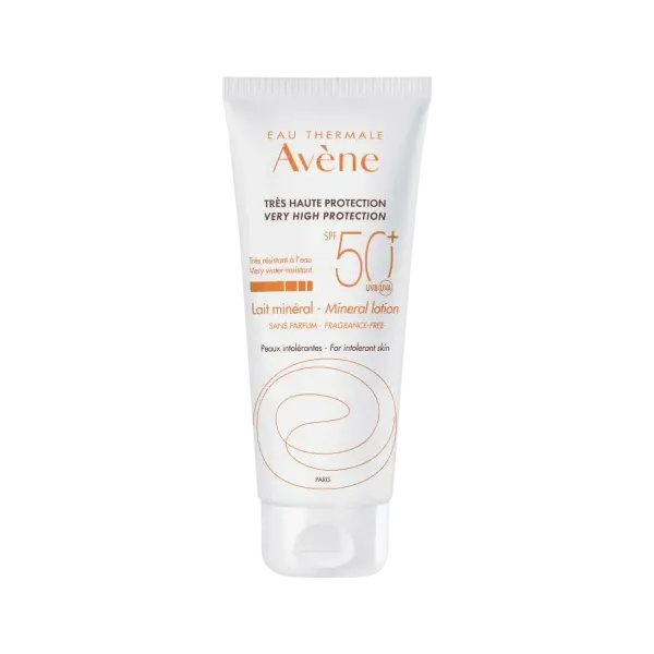 AVENE SOLAIRE LAIT MINERAL TRES HAUTE PROTECTION SPF50+ 100ML
