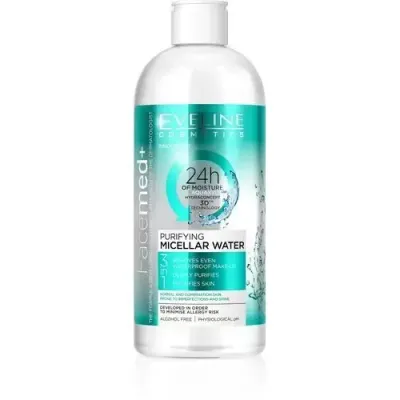 EVELINE COSMETICS EAU MICELLAIRE EVELINE FACEMED 3EN1 400ML EVELINE COSMETICS EAU MICELLAIRE EVELINE FACEMED 3EN1 400ML