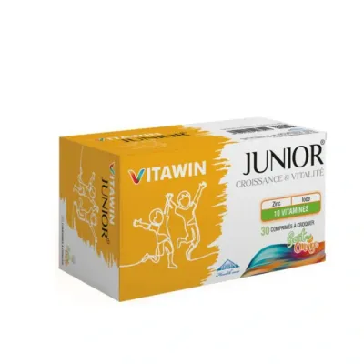 VITAWIN JUNIOR 30 COMPRIMES A CROQUER VITAWIN JUNIOR 30 COMPRIMES A CROQUER