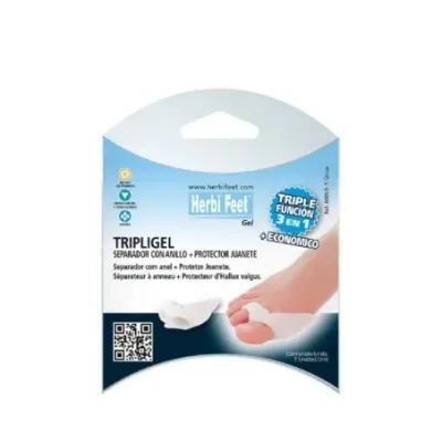 HERBI FEET DUPLIGEL ECARTEUR D'ORTEIL+PROTECTEUR D'ALLUX VALGUS HERBI FEET DUPLIGEL ECARTEUR D'ORTEIL+PROTECTEUR D'ALLUX VALGUS